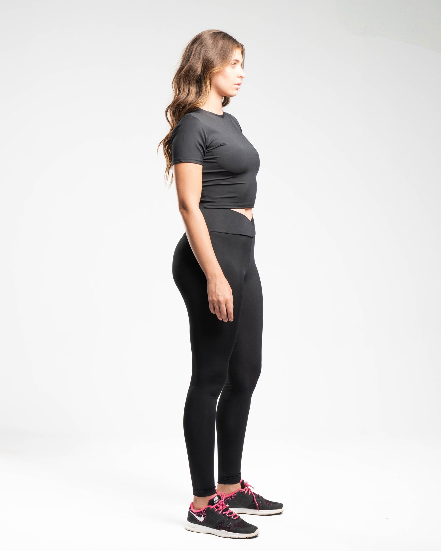 V-WAIST SCULPT LEGGINGS - MIDNIGHT DRIVE