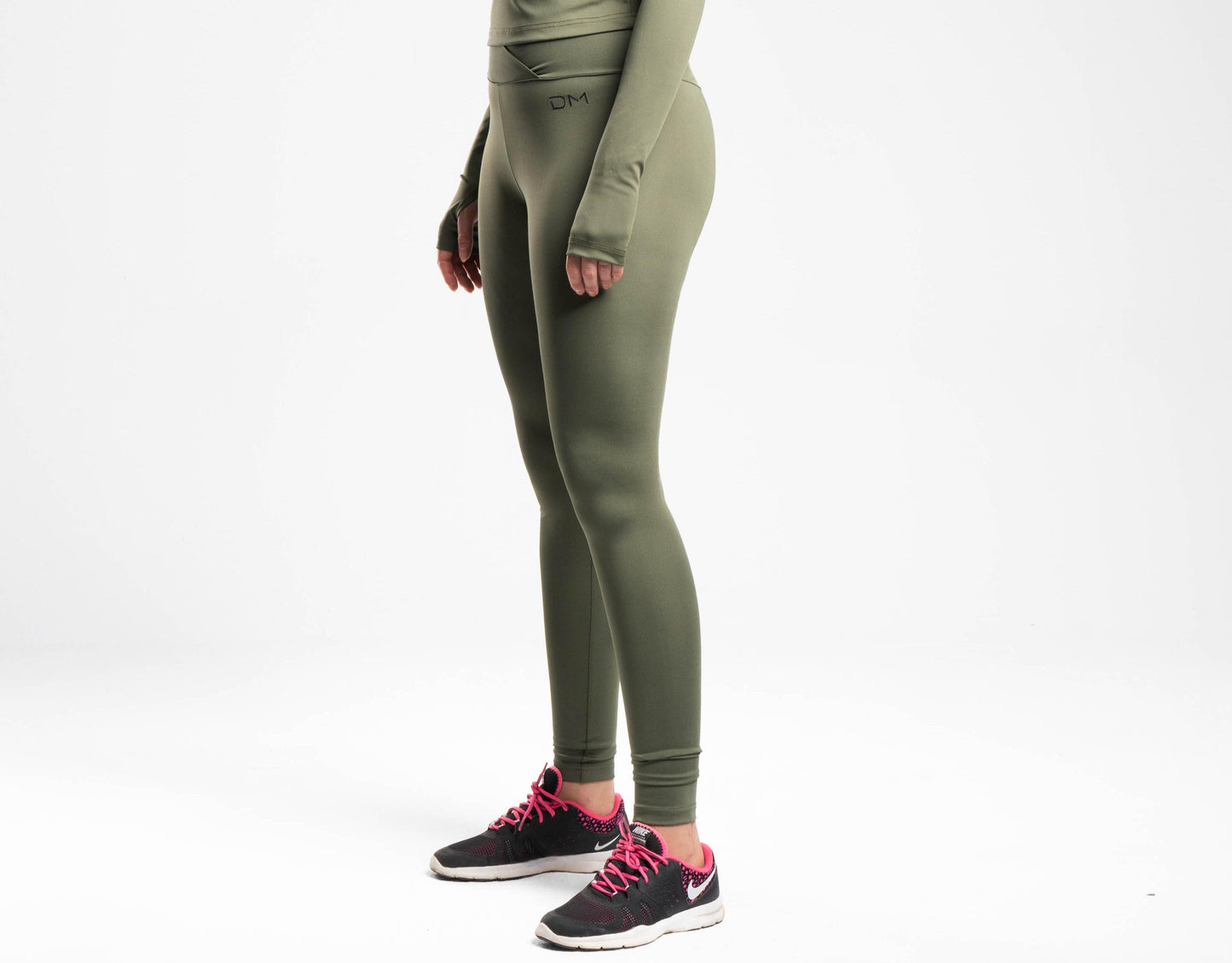 V-WAIST SCULPT LEGGINGS - SAGE