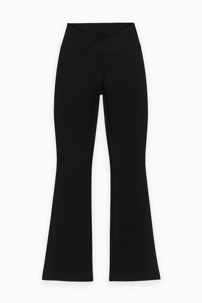 V-WAIST FLARED PANTS - MIDNIGHT DRIVE