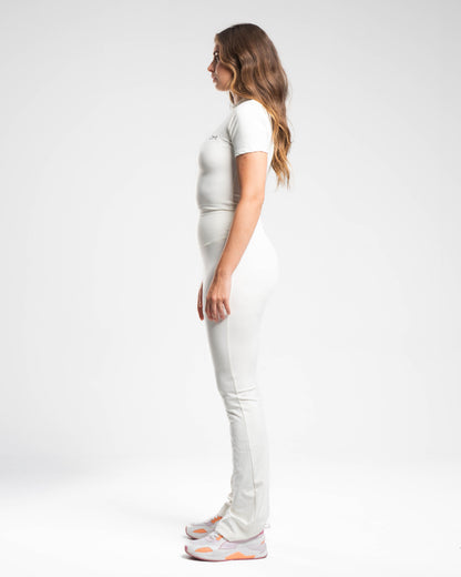 HIGH WAIST FLARED PANTS - FROSTLINE