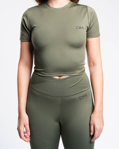 ESSENTIAL BASIC TEE - SAGE