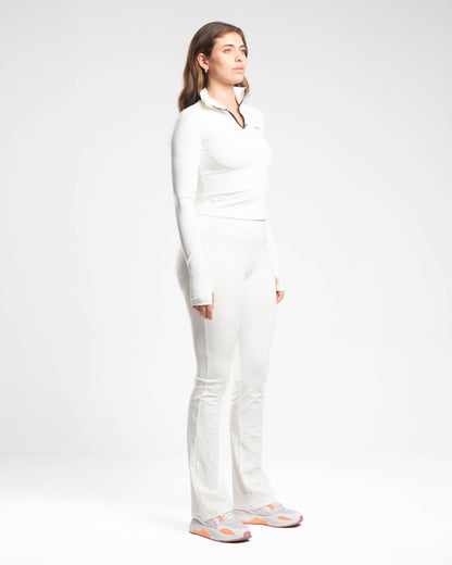 HIGH WAIST FLARED PANTS - FROSTLINE